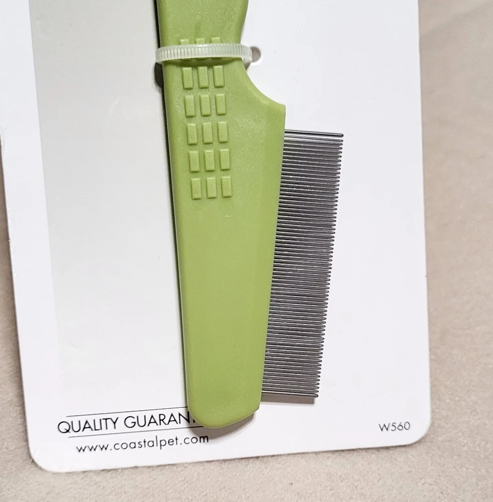 Safari By Coastal NWT Green Cat Flea Comb- 1ct 🐈